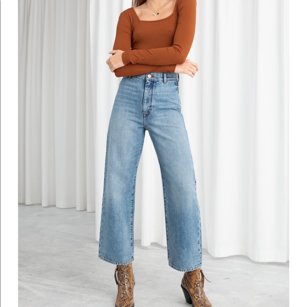 & Other Stories Organic Cotton Wide Jeans